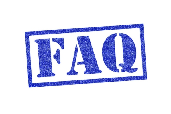 FAQ blue stamp depicting questions about heat pump blowing hot air in cool mode