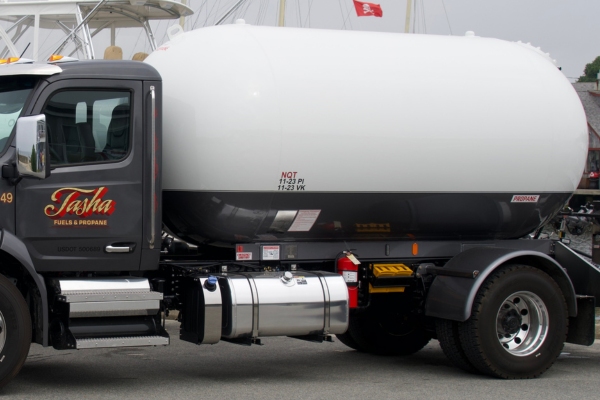Tasha Fuels & Propane propane delivery truck
