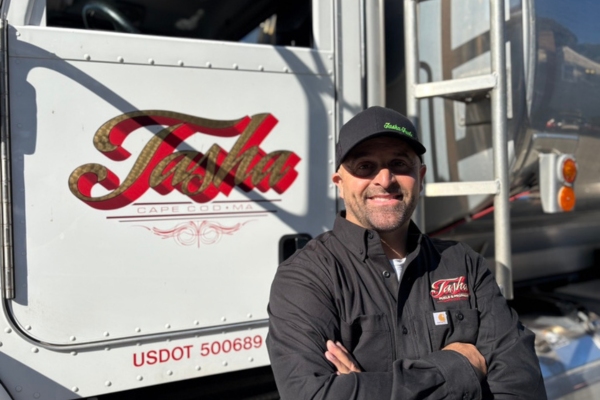 Tasha Fuels & Propane heating oil delivery truck and staff