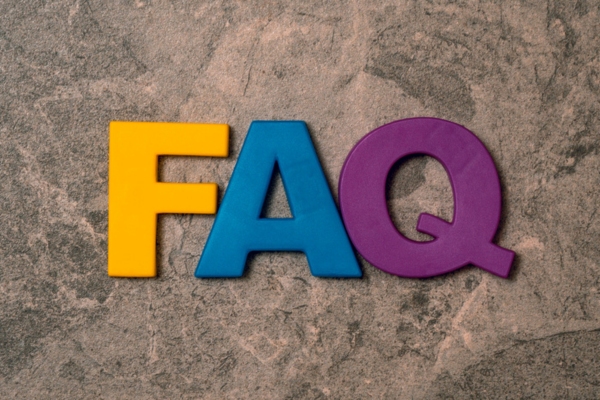 FAQ spelled using colorful 3D letters depicting Questions About Cooking With Propane