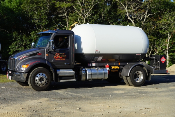 Tasha Fuels & Propane delivery truck for propane fuel