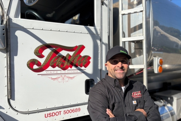 Tasha Fuels & Propane delivery driver and truck