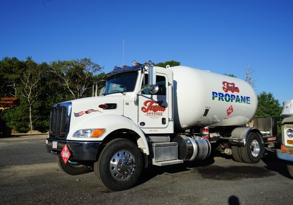 Tasha Fuels & Propane delivery truck for propane gas